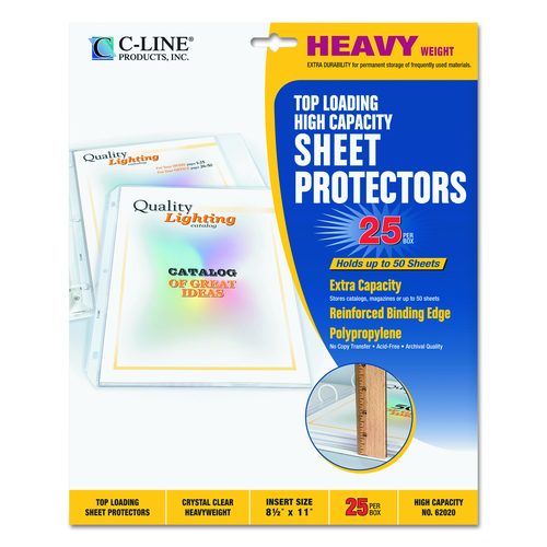 High-Capacity Sheet Protectors