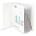 Sheet Protectors with Five Clear Index Tabs