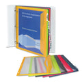 Binder Pocket With Write-On Index Tabs