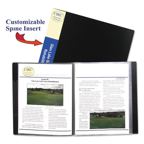 Bound Sheet Protector Presentation Book