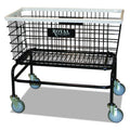 Large Wire Laundry Cart
