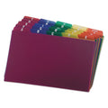 Durable Poly A-Z Card Guides