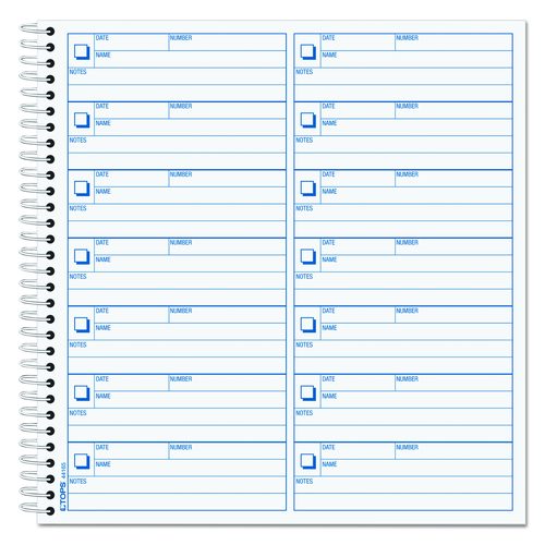 Voice Mail Message Book