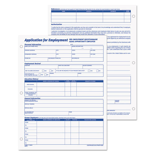 Employee Application Form
