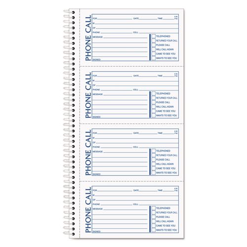 Spiralbound Message Book