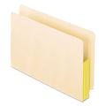 Manila Drop Front Shelf File Pockets with Rip-Proof-Tape Gusset Top