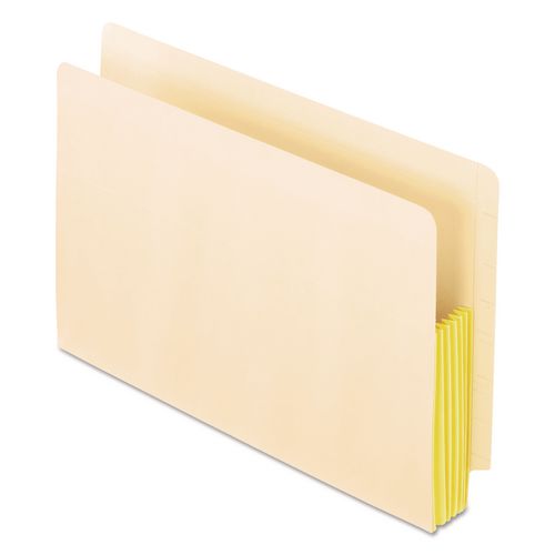 Manila Drop Front Shelf File Pockets with Rip-Proof-Tape Gusset Top