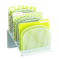 Onyx Mesh Desk Organizer with Tiered Sections