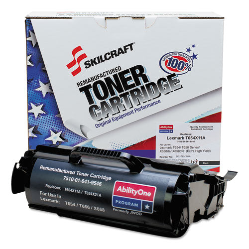 7510016419546 Remanufactured T654X11A Extra High-Yield Toner