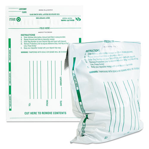 Poly Night Deposit Bags with Tear-Off Receipt
