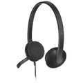 H340 Binaural Over The Head Corded Headset
