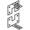 Verse Quick Connect Wall Mount Connecting Hardware