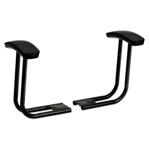 Optional Fixed T-Arms for HON ComforTask Series Swivel Task Chairs