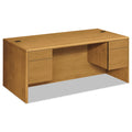 10700 Series Double Pedestal Desk with Three-Quarter Height Pedestals