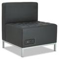 Alera QUB Series Armless L Sectional