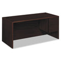 10700 Series "L" Workstation Desk with Three-Quarter Height Pedestal on Right