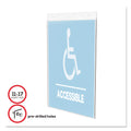 Classic Image Single-Sided Wall Sign Holder