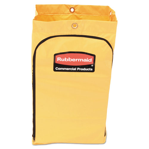 Zippered Vinyl Cleaning Cart Bag for Rubbermaid Commercial 6173-88