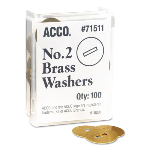 #2 Washers for Two-Prong Fasteners