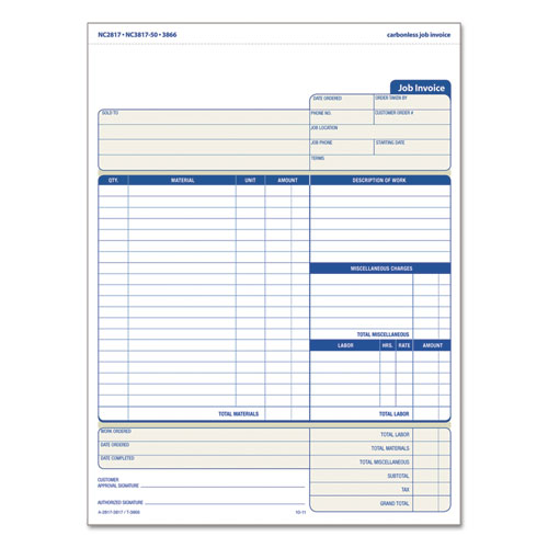 Job Invoice