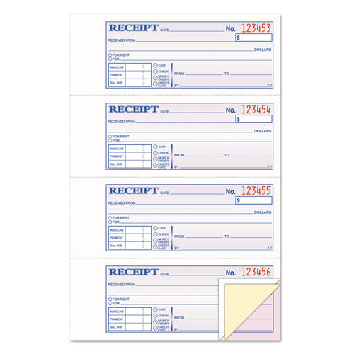 Money and Rent Receipt Book