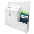 Suggestion Box Literature Holder with Locking Top
