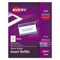Name Badge Insert Refills
