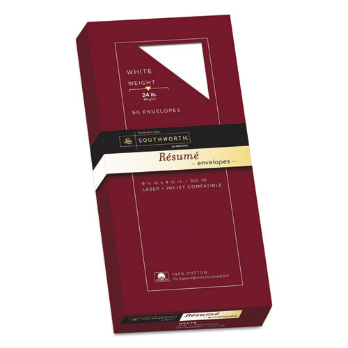 100% Cotton Resume Envelope