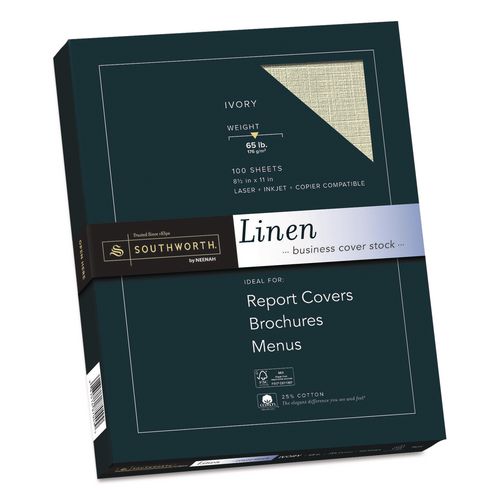 25% Cotton Linen Cover Stock