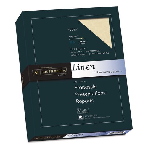 25% Cotton Linen Business Paper