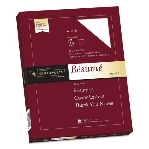 100% Cotton Resume Paper