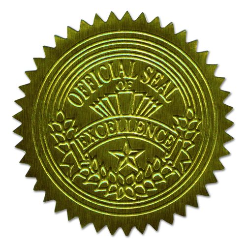 Self-Adhesive Embossed Seals