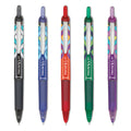 Precise V5RT Deco Peacock Pattern Rollerball Pen