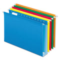 Extra Capacity Reinforced Hanging File Folders with Box Bottom w/ Tabs