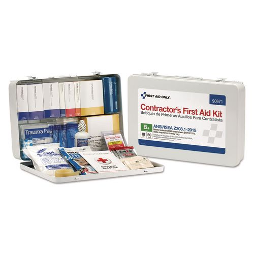 Contractor ANSI Class B First Aid Kit for 50 People