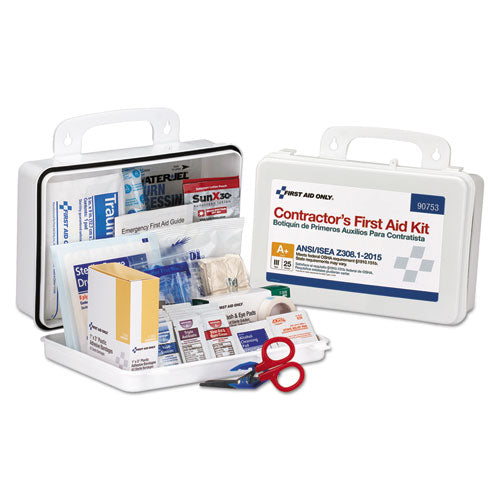 Contractor ANSI Class A+ First Aid Kit for 25 People