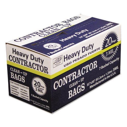 Heavy-Duty Contractor Clean-Up Bags