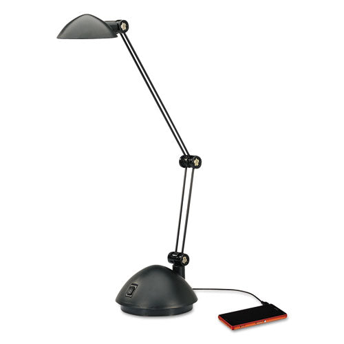 Twin-Arm Task LED Lamp with USB Port