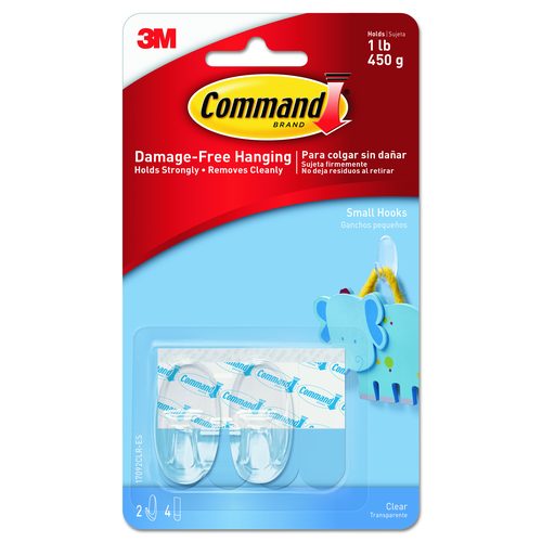 Clear Hooks and Strips