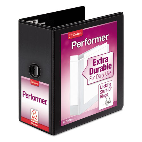 Performer ClearVue Slant-D Ring Binder