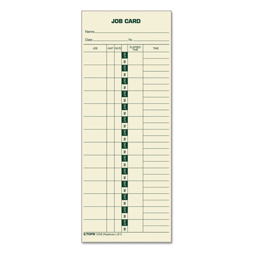 Manilla Job Cards