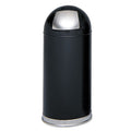 Dome Top Receptacle with Spring-Loaded Door