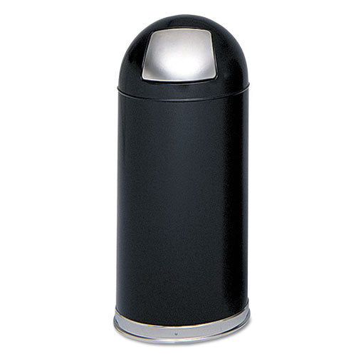 Dome Top Receptacle with Spring-Loaded Door