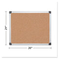 Value Cork Bulletin Board with Aluminum Frame