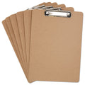 Hardboard Clipboard with Low-Profile Clip