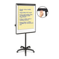 Silver Easy Clean Dry Erase Mobile Presentation Easel