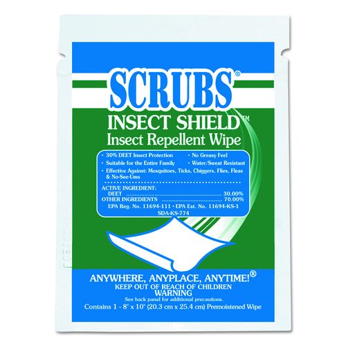 Insect Shield Insect Repellent Wipes