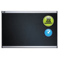 Prestige Black Embossed Foam Bulletin Board