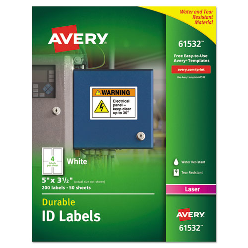 Durable Permanent ID Labels with TrueBlock Technology