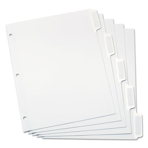 Custom Label Tab Dividers with Self-Adhesive Tab Labels